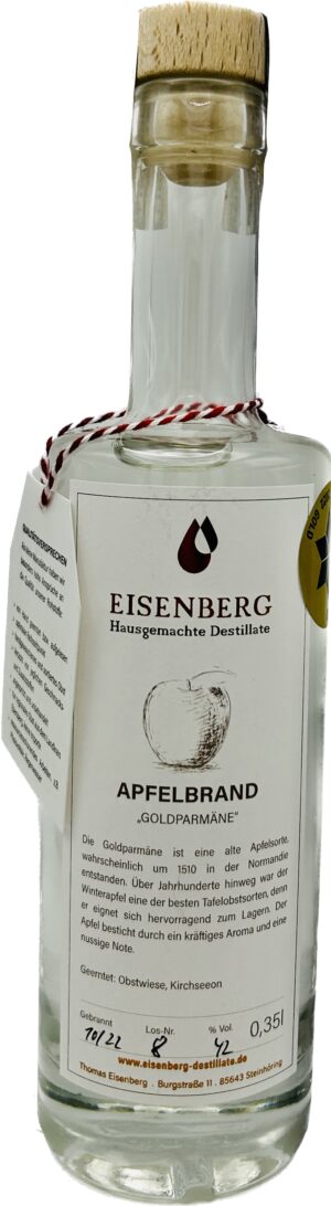 Eisenberg Apfelbrand Goldparmäne